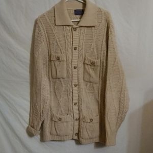 Pendleton 100% Virgen Wool Button Down Sweater